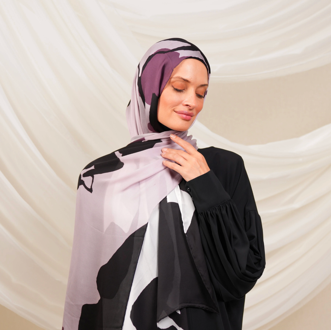 Silk Turkish shawl