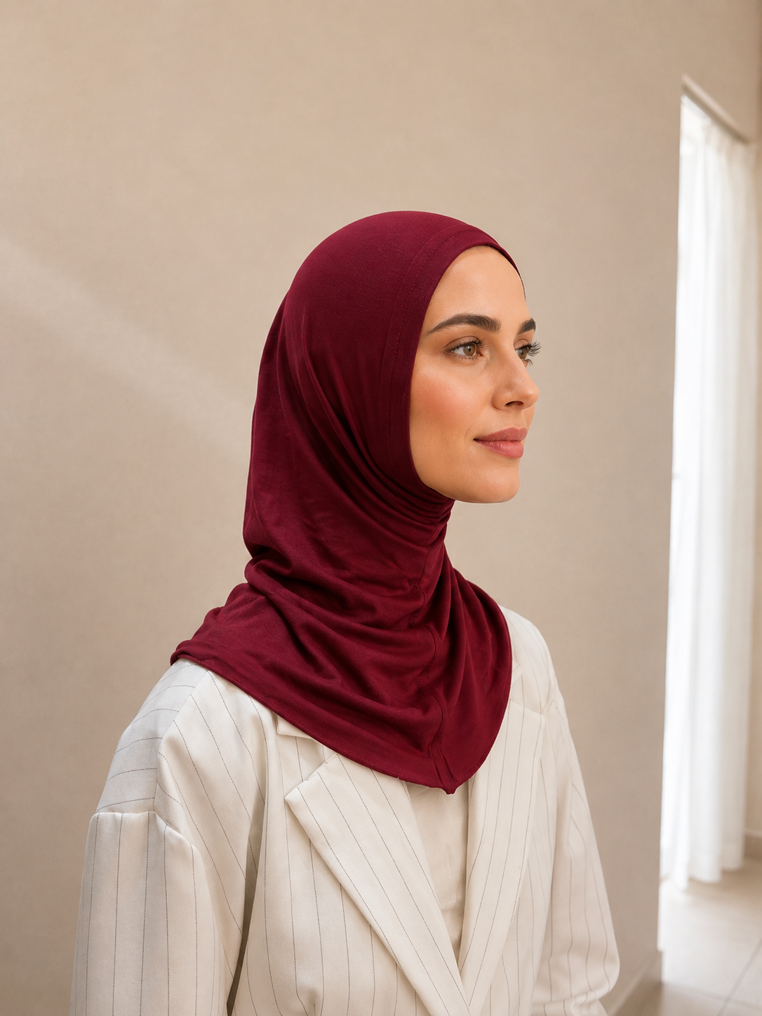 Burgundy Zol hijab