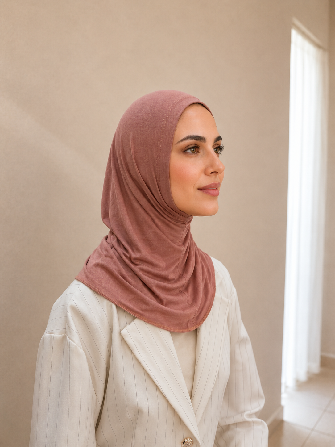 Greige Mauve Zol hijab
