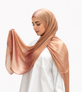 Peach Rainbow hijab