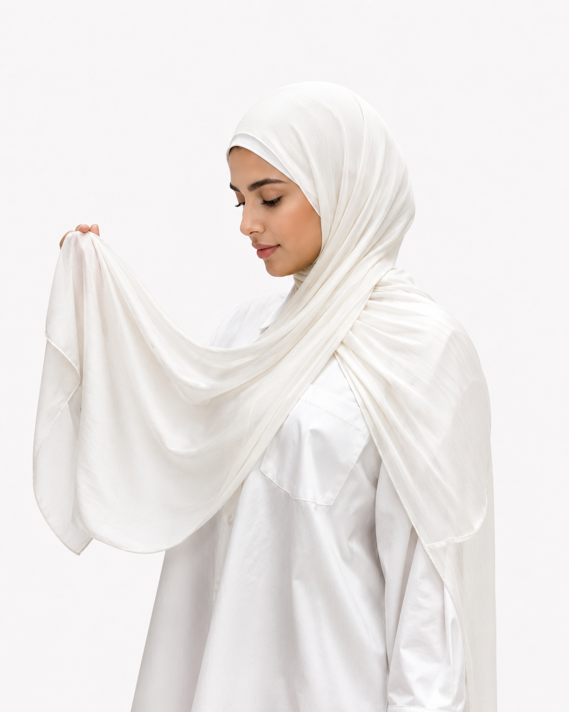 Off-white Rainbow hijab