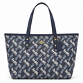 Navy Coach Tote