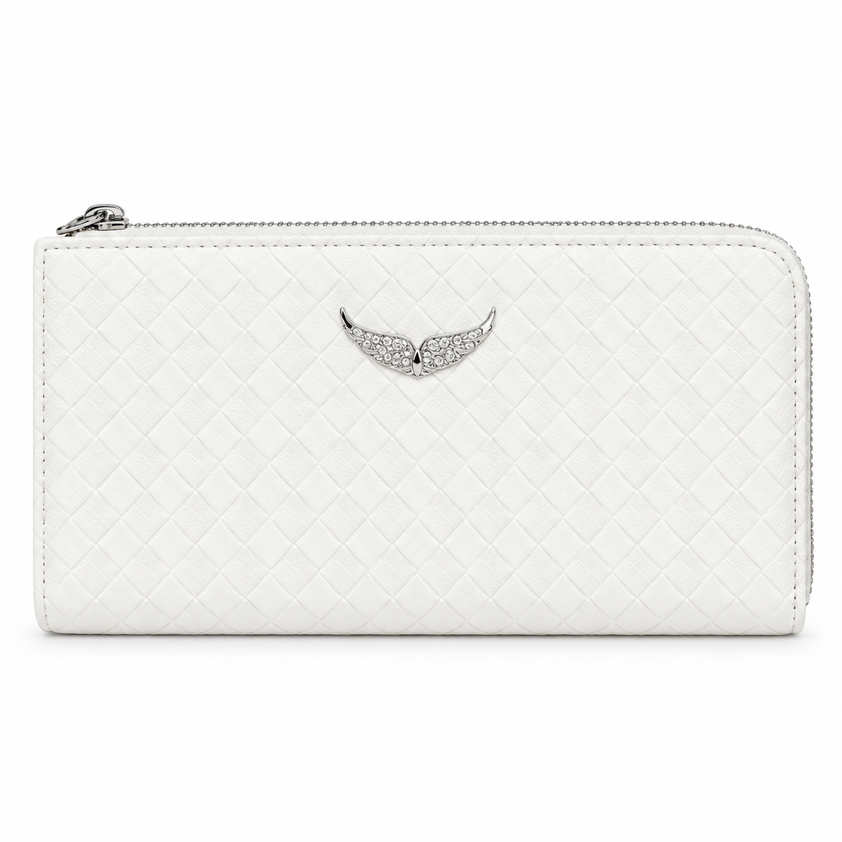 Wallet - Zadig & Voltaire Woven Wing Zip