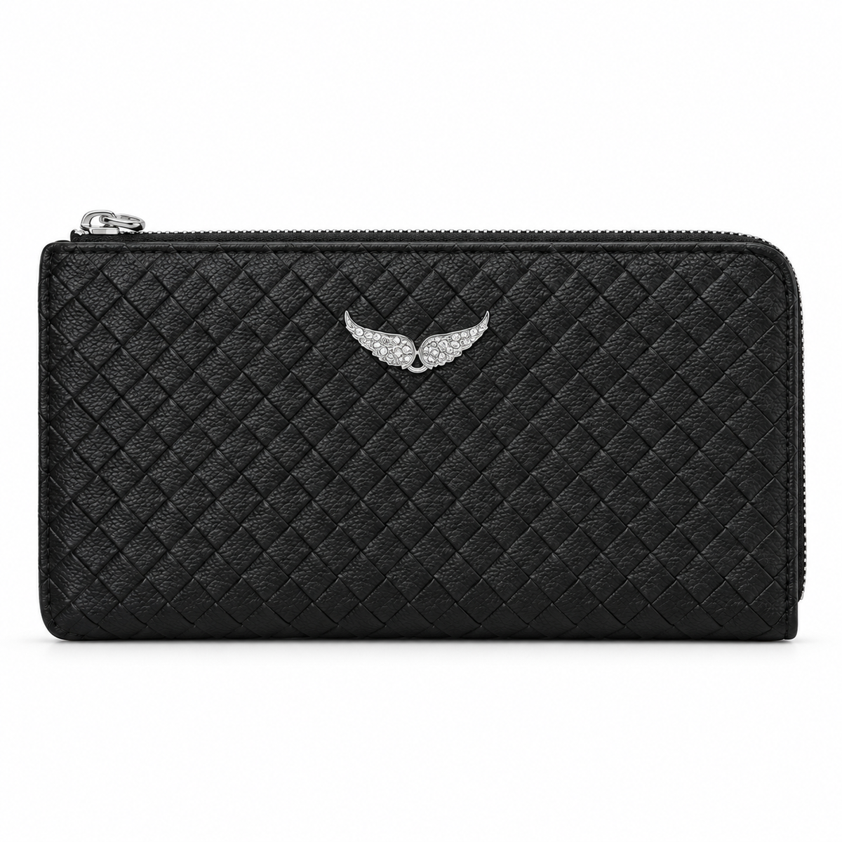 Wallet - Zadig & Voltaire Woven Wing Zip