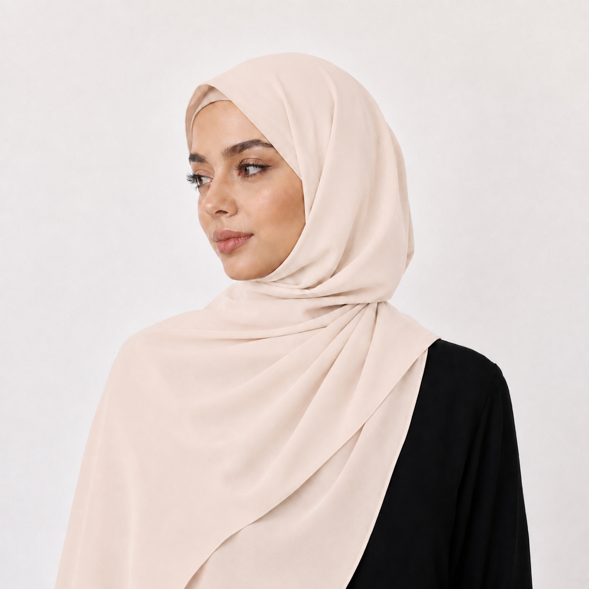 Seashell crepe shawl