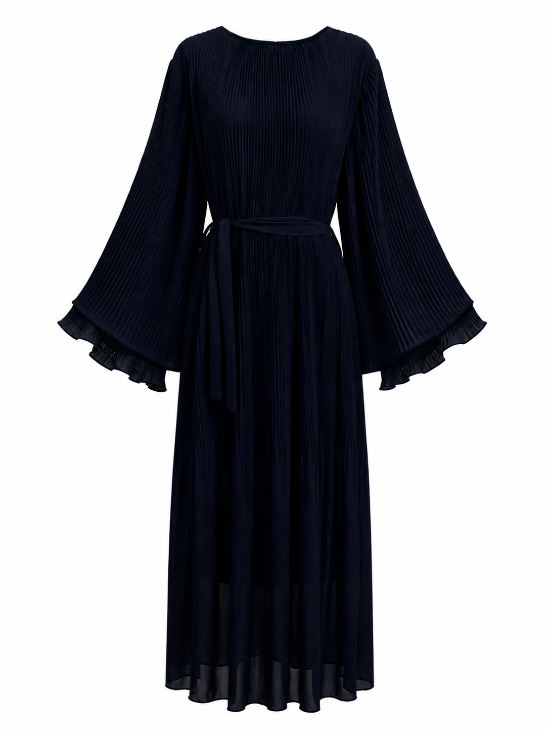 crepe pleated Dress