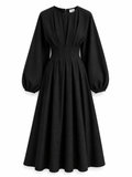 Elegant soft crepe dress