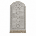 Beige Velvet Thick Prayer Carpet A4