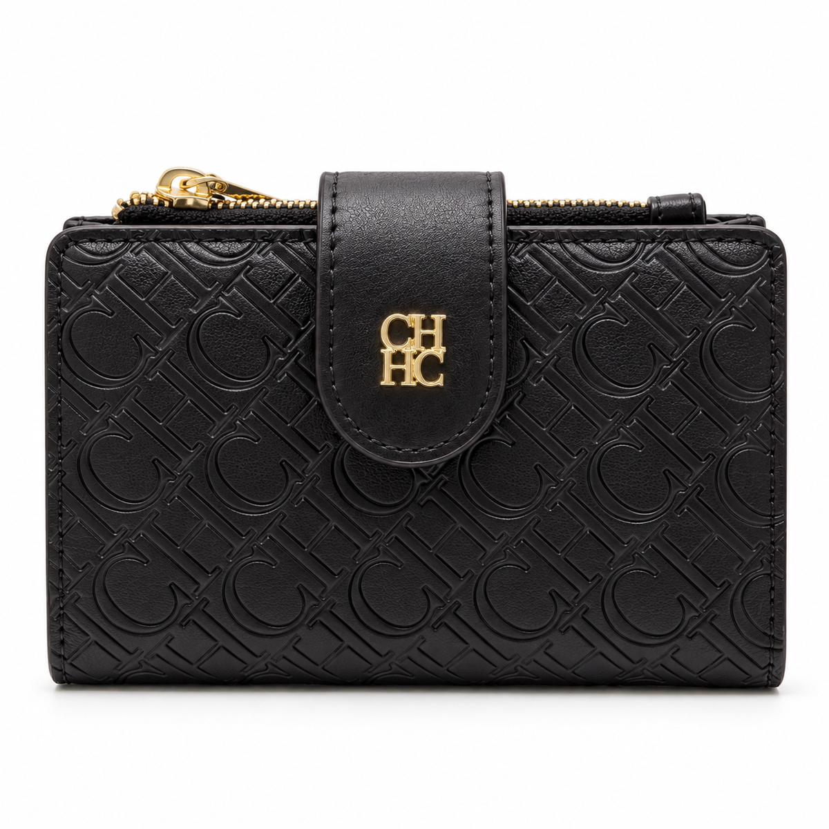 CH Embossed Black Wallet
