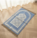 Blue Lattice Arch Prayer Mat
