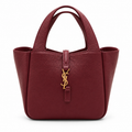 Saint Laurent Le 5 à 7 Baby Bea Top Handle burgundy Bag.