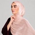 Almond peach Organza shawl