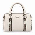 White Zadig & Voltaire Sunny Small Studded Bag.
