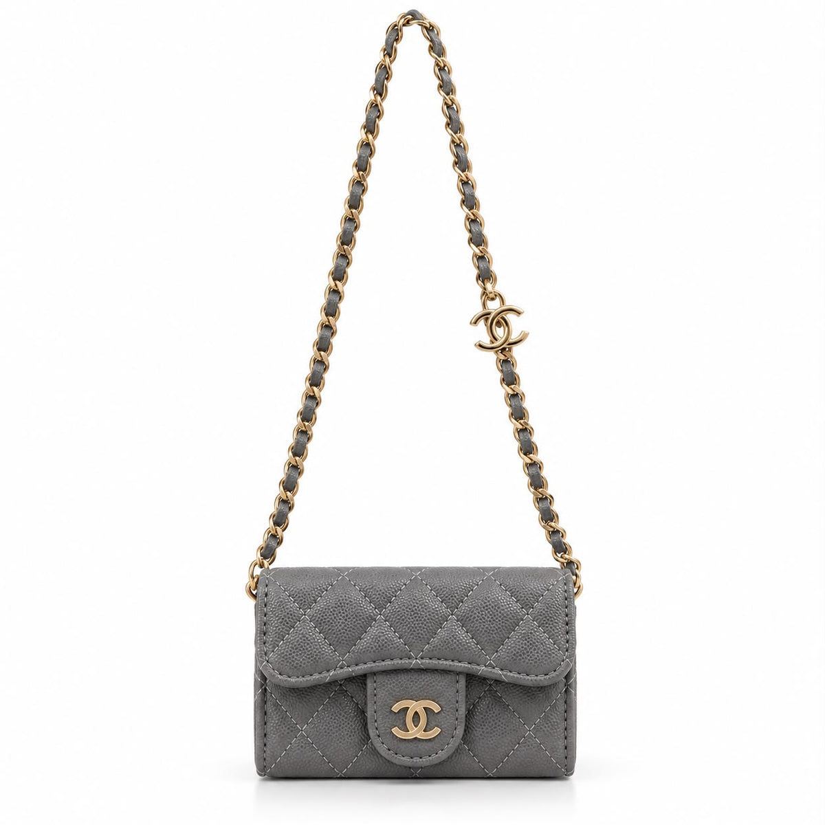 Grey Chanel Mini Bag