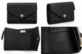 LV black Envelope Wallet