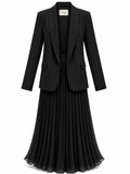 Black Skirt set blazer