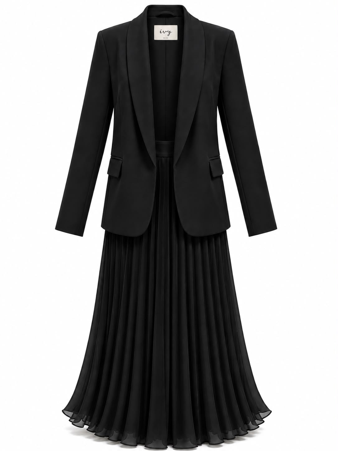 Black Skirt set blazer