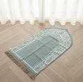 Mint green Floral Vault Prayer Mat