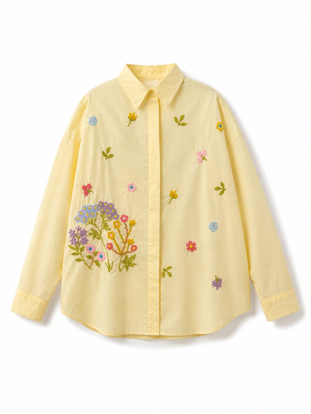 Embroidered shirt.