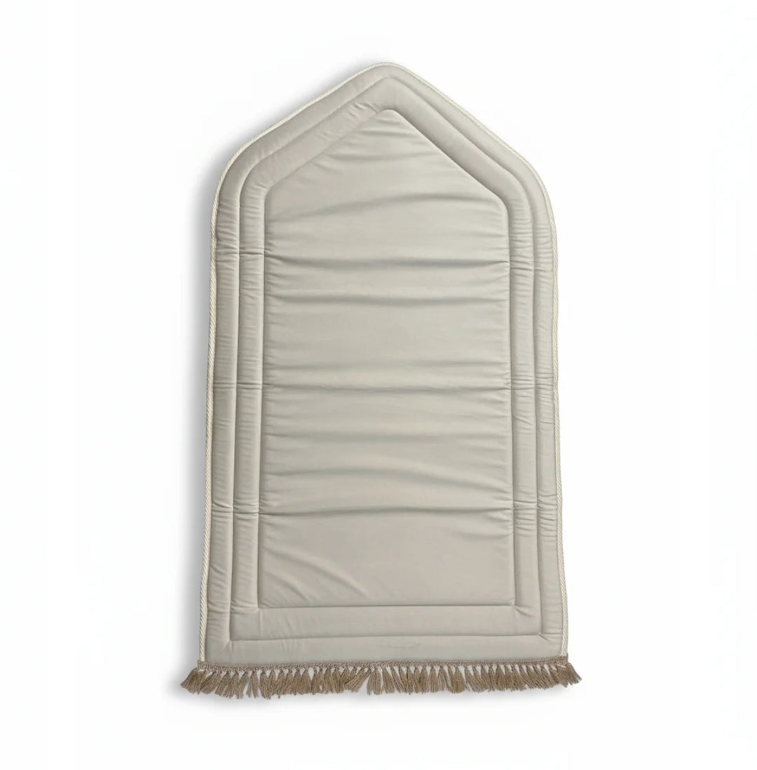 Off-white Velvet Thick Prayer Carpet A5