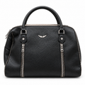 Black Zadig & Voltaire Sunny Large Studded Bag.