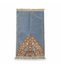 Blue Regal Blossom Prayer Mat