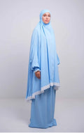 Baby blue two piece Prayer gown