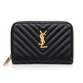 YSL black wallet