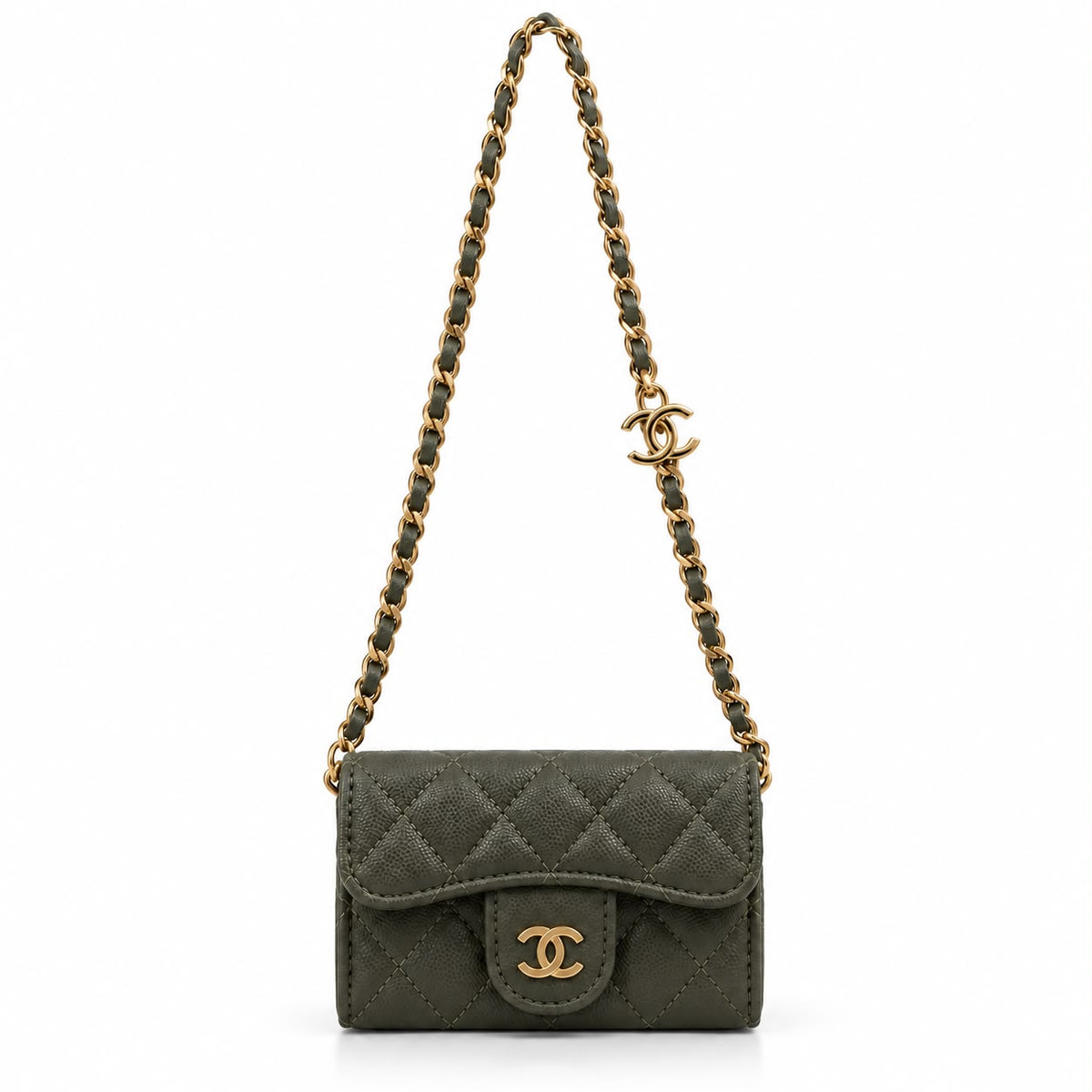 Olive greenChanel Mini Bag