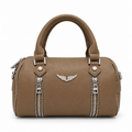 Beige Zadig & Voltaire Sunny Small Studded Bag.