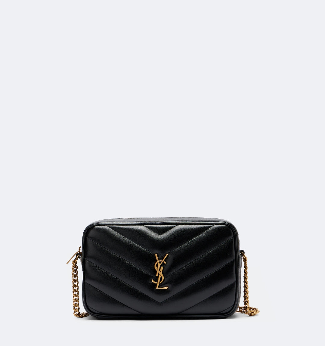 Saint Laurent- black Loulou Medium leather camera bag