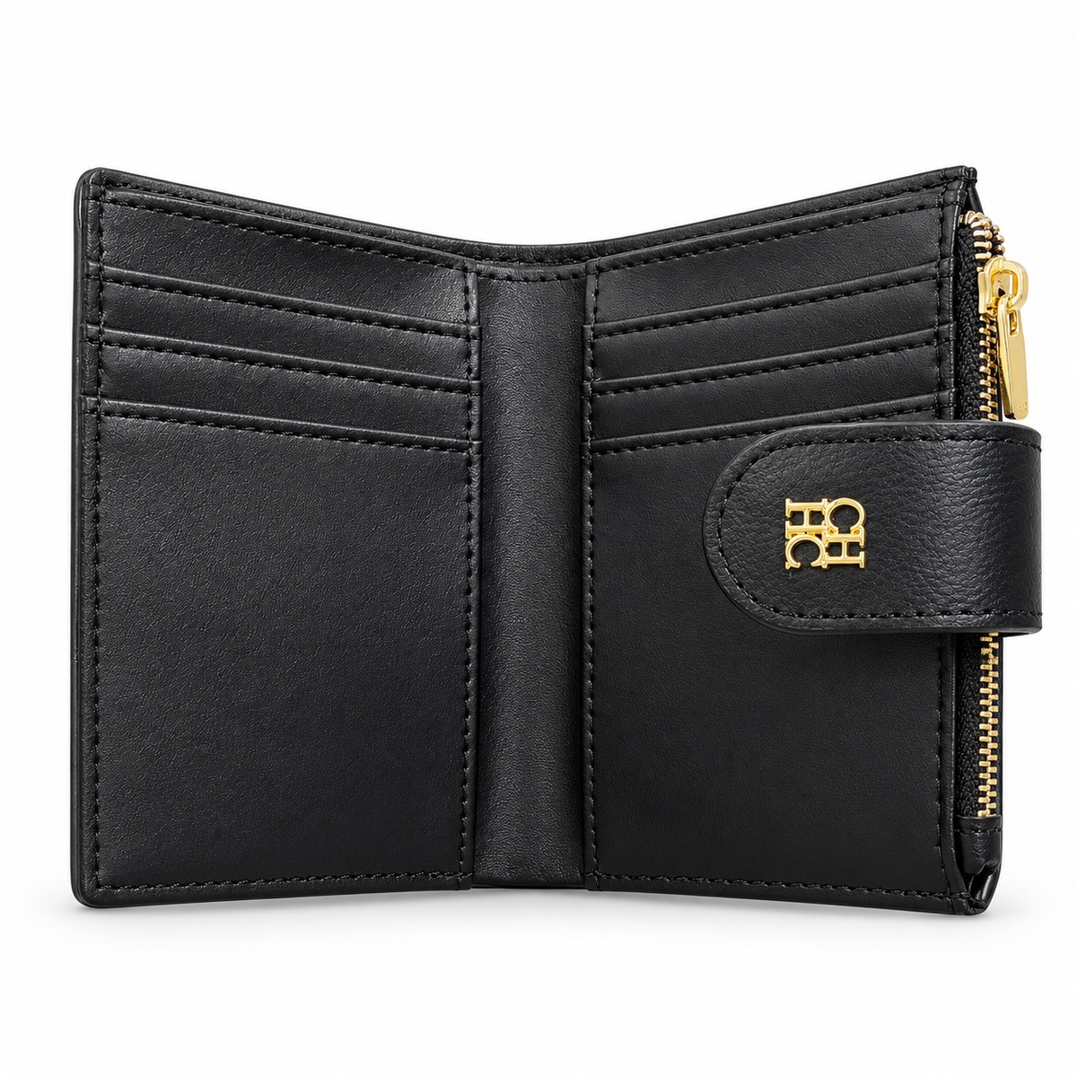 CH Embossed Black Wallet