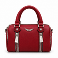 Red Zadig & Voltaire Sunny XSmall Studded Bag.
